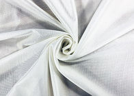 210GSM nylon flexible matériel du maillot de bain 84% pour le blanc de robe de Chambre